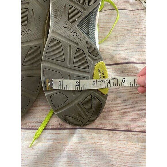 Vionic Venture Women's Neon Green Walking Active Sneaker - 8 - Picture 11 of 11